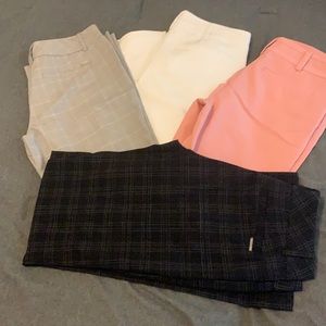 4 pairs NY and Company Dress Pants